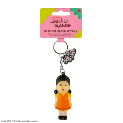 Porte-clés Squid Game young hee squishy